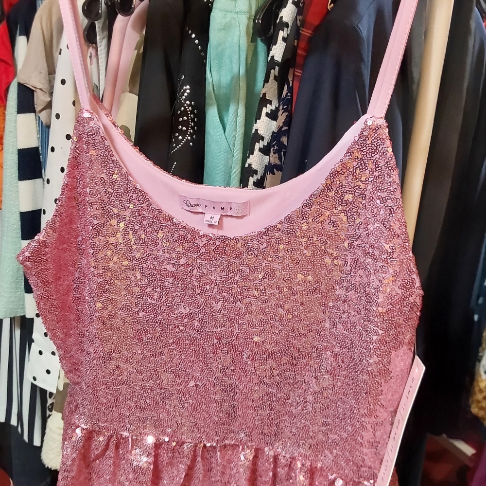 Sequined Tank top - Picture 3 of 3